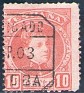 Spain 1901 Alfonso XIII 10 Cent Rojo Edifil 243. Spain 1901 Edifil 245 Alfonso XIII. Subida por susofe